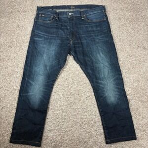 Polo Ralph Lauren Mens Sullivan Slim Fit Denim Jeans Dark Wash 40x27